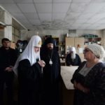 Святейший Патриарх Кирилл посетил православный социальный центр «Лествица» в Норильске